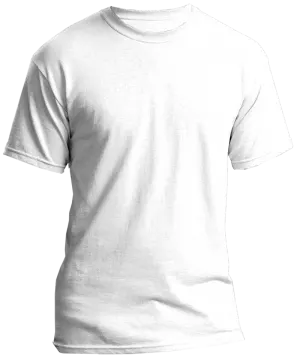 a white t - shirt with an image of a man's face