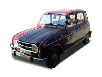 a maroon colored car on a white background