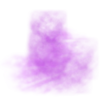 purple smoke on a white background