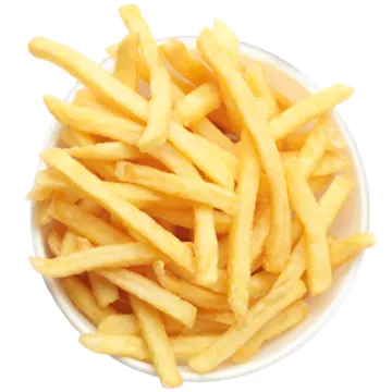 a white bowl filled with french fries