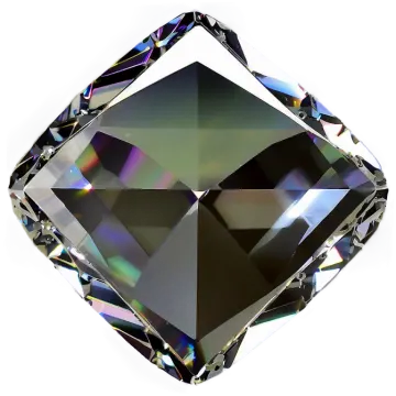 a diamond on a white background