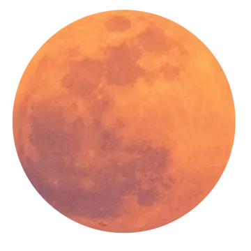 a full moon with a white background