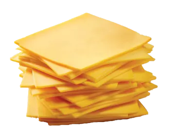 a pile of cheese