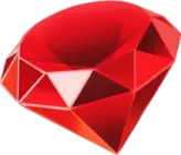 a red diamond on white background