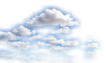 white clouds in the sky