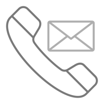 a phone with an email envelope on it