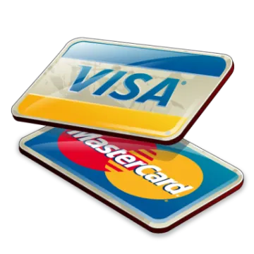 a credit card with the word visa on it