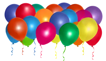 a bunch of balloons
