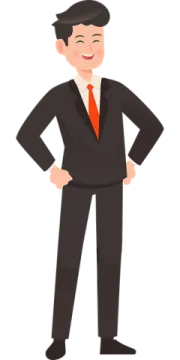 a man in a suit and tie