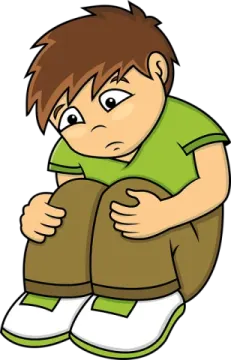 a boy with a green shirt and white pants