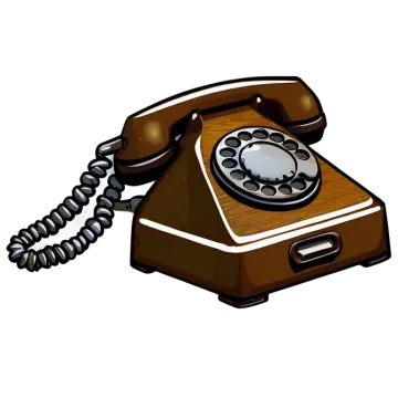 an old telephone with a wooden receiver