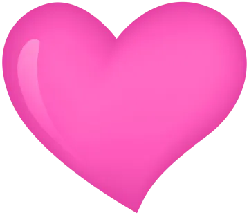 a pink heart