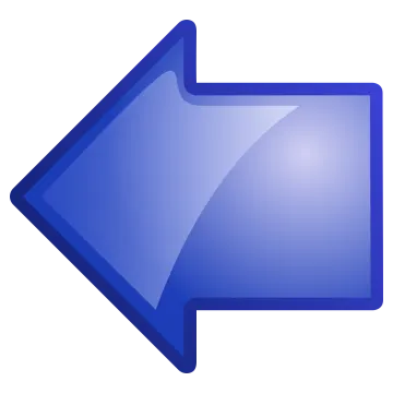 a blue arrow pointing up
