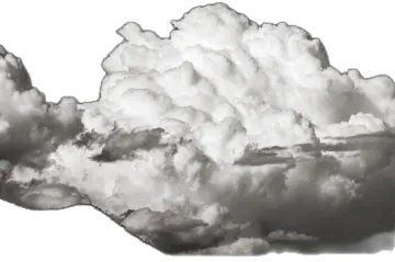 a black and white image of clouds