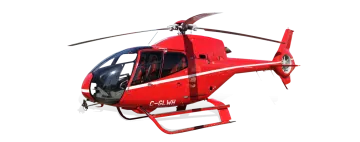 the helicopter is red