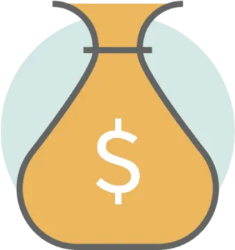 a money bag with a dollar sign
