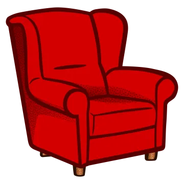 a red chair
