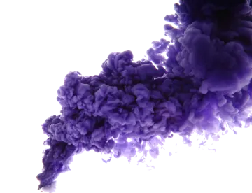 purple smoke on a white background