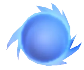 an image of a blue ball on a white background