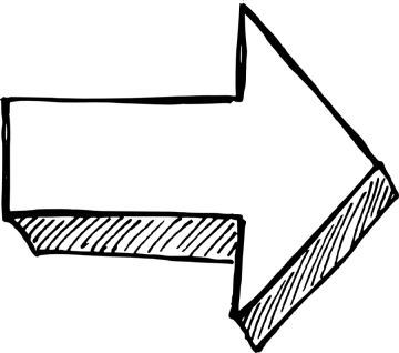 a black and white arrow icon