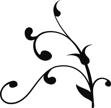 a black and white image of a vine