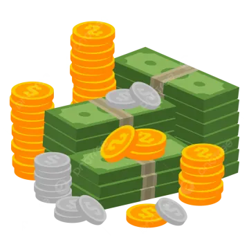 stacks of money clipart