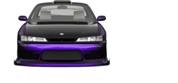 a purple car on a white background