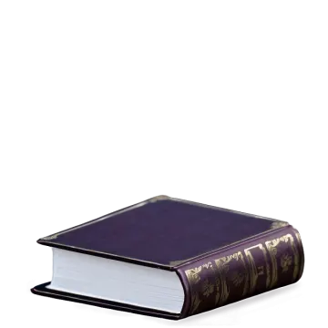 an open book on a white background