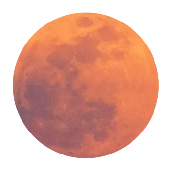 a full moon is shown in the sky