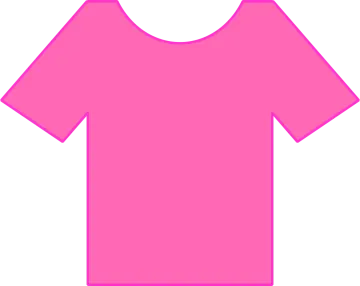a pink t - shirt