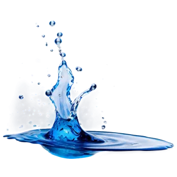 water splash isolated on white background photo