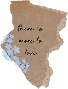 a piece of paper with flowers on it