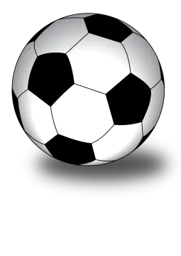 a soccer ball on a white background