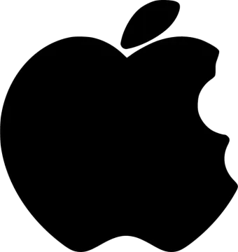 an apple logo