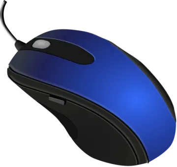 a computer mouse on a white background