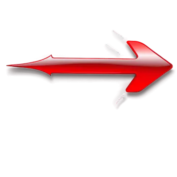 a red arrow on a white background