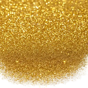 a pile of gold glitter