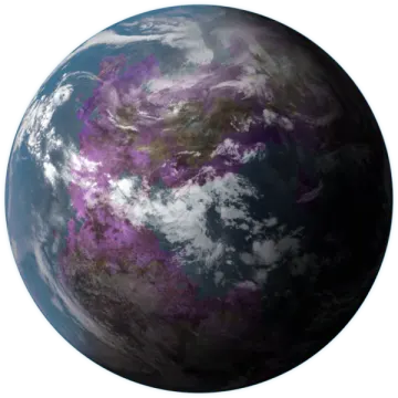 an image of the earth from space