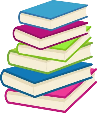 a stack of books