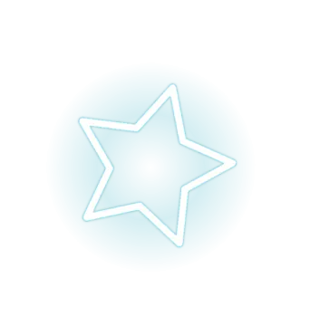 a blue star icon on a white background