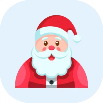 a santa claus in a red suit and hat