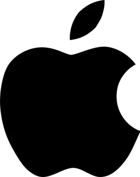 an apple logo