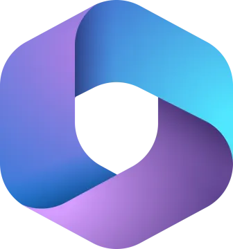 a purple and blue logo with the letter o