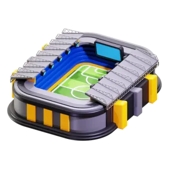 the inflatable football field