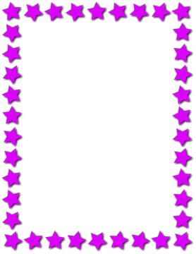 a frame with purple stars on it