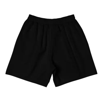 a black shorts on a white background