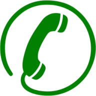 an icon of a green phone