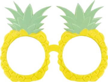 a pair of pineapples on a white background