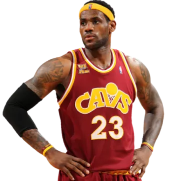 a man in a red jersey with his hands on his hips
