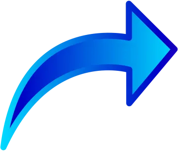 a blue arrow pointing up to the right